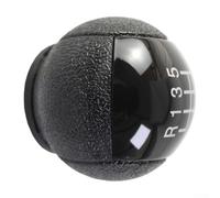 SageFurned 5/6 Speed Gear Shift Knob Assembly for Ford Transit Van MK7 2006-2014, Plastic and Leather Shifter, Black Stitch Design OEM 6C117B118ACYYJV(5SPEED)