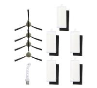 SageFurned 5 Piece Side Brush Set for Lefant M1 M2 Pro Robot Vacuum Cleaner Replacement Parts with Cleaning Brush ABS Plastic