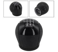 SageFurned 6 Speed 1x Gear Lever Knob with Leather Boot for Ford for Transit Van MK7 2006-2013, PU + Plastic Shift Knob for Manual Transmission, Anti-Scratch and for DURABLE Interior Car Part
