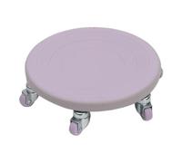 SageFurned 6 Wheel Ab Roller for Core Training, Silent PU Wheels with 360° Rotation, Non-Slip Grip for Home Fitness, Supports up to 150kg, Compatible with Most Surfaces, Purple