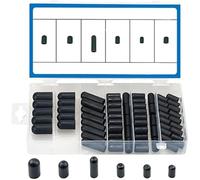 SageFurned 80-Piece Black Rubber Vacuum Cap for Car Carburetor, Reusable Dust Protection Caps, for UNIVERSAL Fit for Automotive Repair and Maintenance