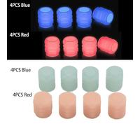 SageFurned 8pcs for Fluorescent Luminous Tire Valve Stem Covers Car Tire Valve Cap Fits Most Buses SUV Trucks Motorcycles Bicycles(Car Tire Valve Cap)