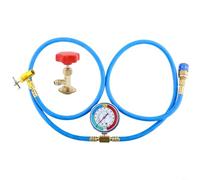 SageFurned AC Pressure Gauge Set for R134a R22 R12, Refill with Precision Pressure Gauge and Quick Connection, Tool for Car