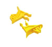 SageFurned Bonnet Stay Clip for Ford for Transit Connect 2003-2013, 2-Pack, Plastic Material, Yellow, Direct Replacement, Compatible with 1518081 8T1616828AA