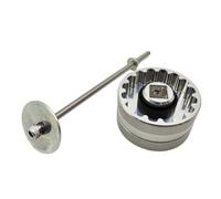 SageFurned Bottom Bracket Installation and Disassembly Tool for DUB and T47, 2-in-1 Design with 16T/52.2mm and 12T/50.4mm Sides, Made of 7075 Aluminum Alloy and Stainless Steel, 1/2 Inch Torque Drive