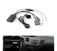 SageFurned Car AUX Audio Cable Adapter for Civic CRV Accord 2006-2013, 5.0 Bluetooth Version with Aux Input, 25cm Black ABS Plastic for External Music Streaming