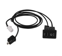 SageFurned Car AUX Input Adapter Cable 28023-4BA0B for Nissan for frontier for nv Xterra 2014-2019 Audio Socket Connector 100CM Wire Quick Install