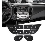 SageFurned Car Center Console A/C Climate Control Button Worn Repair Kit Decals Stickers For Chevrolet For Cruze Accessories For The Car(Air conditioning control button repair sticker)