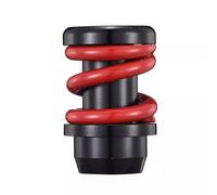 SageFurned Car Gear Shifter Knob for Manual and Automatic Transmissions, Metal Shift Knob with Black & Red Design, 10x10x7cm, Includes 3 Adapters for Universal Fit