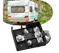 SageFurned Car Quick Release Fused Battery Distribution Terminal Clamp, 32V 400A with M8 and Dual M5 Studs for Cars RVs Yachts Trucks, Black