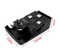 SageFurned Car Quick Release Fused Battery Distribution Terminal Clamp Connector 32V 400A with M8 and Dual M5 Studs for Cars RVs Yachts Trucks, Black