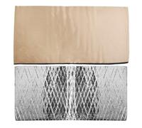 SageFurned * Car Soundproof Pad Hood Door Deadener Mat Car Sound Heat Insulation Cotton25x50cm Rubber Foam Aluminum Foil(Soundproof Pad)