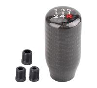 SageFurned Carbon Fiber Gear Shift Knob for General Fit Car - 5 Speed 6 Speed Compatible with M8 M10 M12 Thread - Black 7.1 x 3.5 cm