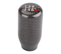 SageFurned Carbon Fiber Gear Shift Knob for Universal Fit Cars - 5 Speed 6 Speed Compatible with M8 M10 M12 Thread, Black 7.1 x 3.5 cm
