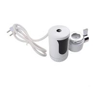 SageFurned Compact for Instant Hot Water Faucet, 3s Rapids Heating Electric Tap for Kitchen Sink, Dual Temperature Control, Space Saving ABS Heater, Easy Install, White Finish