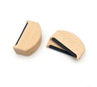 SageFurned Compact Wooden Lint Remover for Wool Cashmere, Manual Sweater Comb to Restore Fabric by Removing Pilling and Fuzz, Portable Cleaning Brush for Knitwear and Garments, Brown