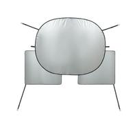 SageFurned Custom Fit Car Windshield Sun Shade for UV Protection, Silver-Coated Polyester Fabric, 200x160cm, Reduces Interior Heat, Easy Fold & Store with Bag