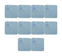SageFurned Diamond Shape PVC Pool Cover Weight Bags 10 Pack with Hooks, 28x28cm Water Ballast for Above-Ground Pools, Winter Protection Gear(Light blue)