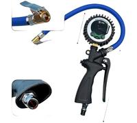 SageFurned Digital Tire Pressure Gauge with LED Backlit Display, High for PRECISION Steel Construction for Accurate Car Tire Monitoring, Compatible with Most Vehicles, 72.7mm Diameter