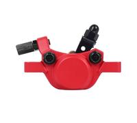 SageFurned Disc Brake Bracket for Ninebot MAX G3 E-Scooter, Aluminium Brake Caliper with Brake Pads, Rear Wheel Double Pad System, Red