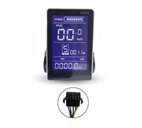 SageFurned Electric for Bicycle LCD Instrument Panel 36V 48V with SM Connector for JN LCD GD06 and OMD 2 Protocol, Black