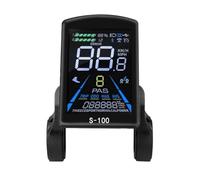SageFurned Electric for Bicycle LCD Instrument Panel for S-100 with SM Connector and OMD 2 Protocol, 24V-72V Color Display for Cycling, Black