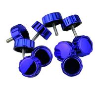 SageFurned Fishing Reel Rocker Arm Handle Cover & Gaskets Set with Nut Screw, Fixed Accessories for Spinning Reels (10 Pcs, Assorted Colors), Compatible with Reels up to 7000 Series