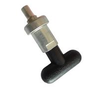 SageFurned Fitness Equipment Pull Pin for Weight Stack Machine - Spring-Loaded Steel Reset Pin with M30x10 Thread, 93mm Length, Silver