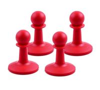 SageFurned for TPR Tent Pole Protectors for Outdoor Camping - 7x5 cm, Lightweight & Tool-Free Installation, Pack of 4 - Compatible with Tent Support Rods, Green/Black/Red/Sand