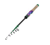 SageFurned for ULTRA Light Telescopic Fishing Rod 1.68m/1.8m/2.1m, 6-Section Carbon Lure Rod with Soft Action for Freshwater Streams, Collapsible 100g Lightweight Design, Rainbow Color