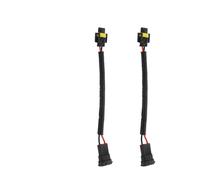 SageFurned H11 H8 H9 Extension Wiring Harness Sockets with 16 Gauge Copper Wire for Headlights and Fog Lights, 1 Pair