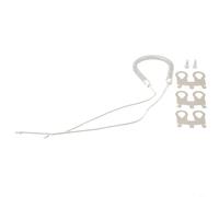SageFurned Heating Element for Oven 2800 W Double Heating Coil Replacement Part for Siemens for Bosch for Neff Top Heat Bottom Heat 380 x 435 mm (Clear)