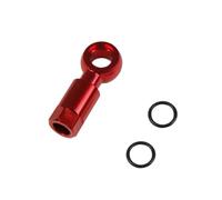 SageFurned Hydraulic Brake Olive Kit for SLX, XT, XTR and BH90 - Aluminium Alloy Brake Hose Connector with Sealing Rings, 30mm Black