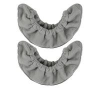 SageFurned Ice Skate Blade Covers for Polar Fleece Protector, Water-Absorbing & Elastic Fit for Child or Adult Skates, Medium and Large Sizes (Grey)