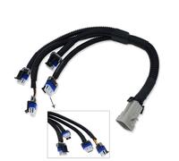 SageFurned Ignition Coil Wiring Harness Connector for LS2, LS3, LS7, LQ4, LQ9 Engines, Metal Construction, Black