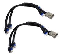 SageFurned Ignition Coil Wiring Harness Connector for LS2, LS3, LS7, LQ4, LQ9 - Metal Terminal, Black Automotive Electrical Connector