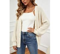 SageFurned Ladies Lightweight Cardigan Long Sleeve Open Front for summer for top Casual Swimwear Cover Up Soft Polyester Fabric with Pockets UK Sizes
