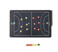 SageFurned LCD Electronic Soccer Training Board with Magnetic Stickers for Coaches, Strategy Planning Tool for Football Basketball and Volleyball Tactics, 35.5 x 23 cm, Black Plastic Set