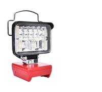 SageFurned LED Work Light 3 Inch, 12W 2800LM for Miwuke 18V Lithium Battery, Outdoor Camping Project for lighting, Red/Black, 18PCS LED Beads, Waterproof Lamp for Car Repair, Field, Study Use