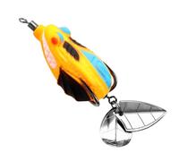 SageFurned Mini Thunder Frog Fishing Lure 4.5cm 7.2g with 3D Eyes & Glitter Finish for Lifelike Action, Dives 0.5-1.5m, Compatible with Trout and Freshwater Fish, 16 Color Options, Pack of 1