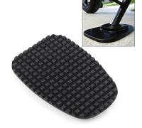 SageFurned Motorcycle Kickstand Pad for Side Stand | Non-Slip Extension Support Foot Plate | 90 × 60 mm Black Plastic for Hot Pavement Sand Gravel | Compatible with Multiple Models