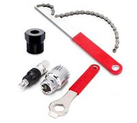 SageFurned Mountain for Bike Cassette Removal Tool Set: Steel 7-12 Speed Compatible with Chain Puller and Locking for RING, for Road and MTB Bikes