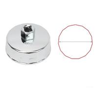 SageFurned Oil Filter Wrench Adjustable 60-102mm Removal Tool Steel Spanner for Car Repair(74-73mm/15P)