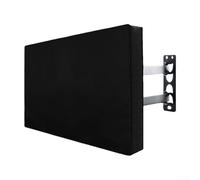 SageFurned Outdoor TV Cover 210D Oxford Waterproof Windproof Dust-Proof Protector with Remote Pocket for Flat Screen Televisions Monitors Patio Garden Black(40-42 Inch)