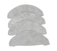 SageFurned Pack of 4 Replacement Mop Covers for Vexilar W9 Robot Vacuum Cleaner, Durable Microfibre Mop Cloths, Easy to Install for Clean Floors in Children's and Pet Households