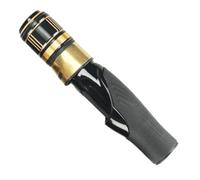 SageFurned Plastic Fishing Reel Seat for Spinning and Casting Rods, Inner Diameter 16-24mm (0.63-0.94 in), Black Rod Building Component Compatible with Freshwater and Saltwater Use