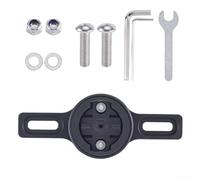 SageFurned Plastic Rear Rack Light Holder for Garmin TL300 RTL515 RVR315 for iGPSPORT SR30, Bike Taillight Mount Bracket with Hardware Kit, Black 96x38mm Accessory