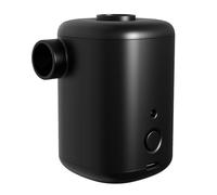 SageFurned Portable Electric Air Pump for Outdoor Camping Sleeping Pad, 12W 300L/min Air Compressor with 1500mAh Battery, IPX4 Waterproof, Includes 4 Nozzles and Storage Bag, Black