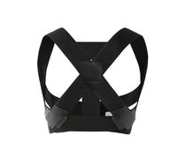 SageFurned Posture Corrector for Women and Men, Invisible Back Support with Adjustable Shoulder Straps, Breathable Nylon/Spandex Mesh Fabric, 3 Sizes (S/for M/L), 2 Colors (Black/Pink)