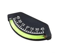 SageFurned Precise Inclinometer for Marine Trucks, Spirit Level for Scale -45° to 45°, Shockproof ABS Tube with Brass Ball, Green